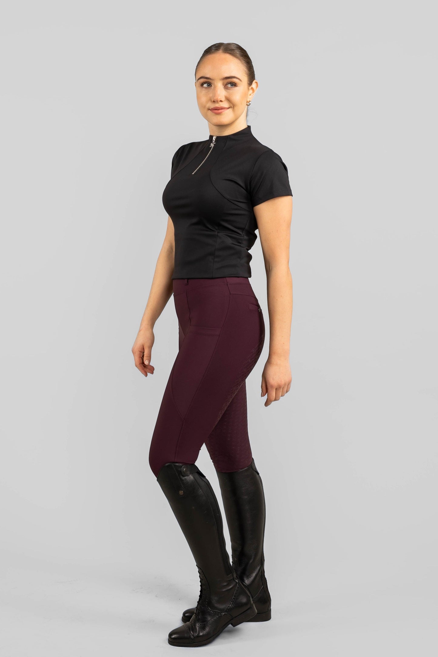 London Merlot Hybrid Leggings