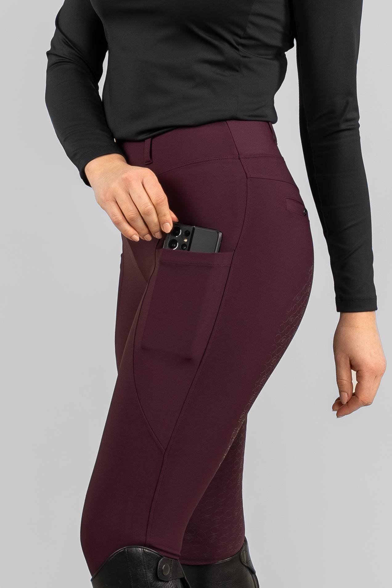 London Merlot Hybrid Leggings