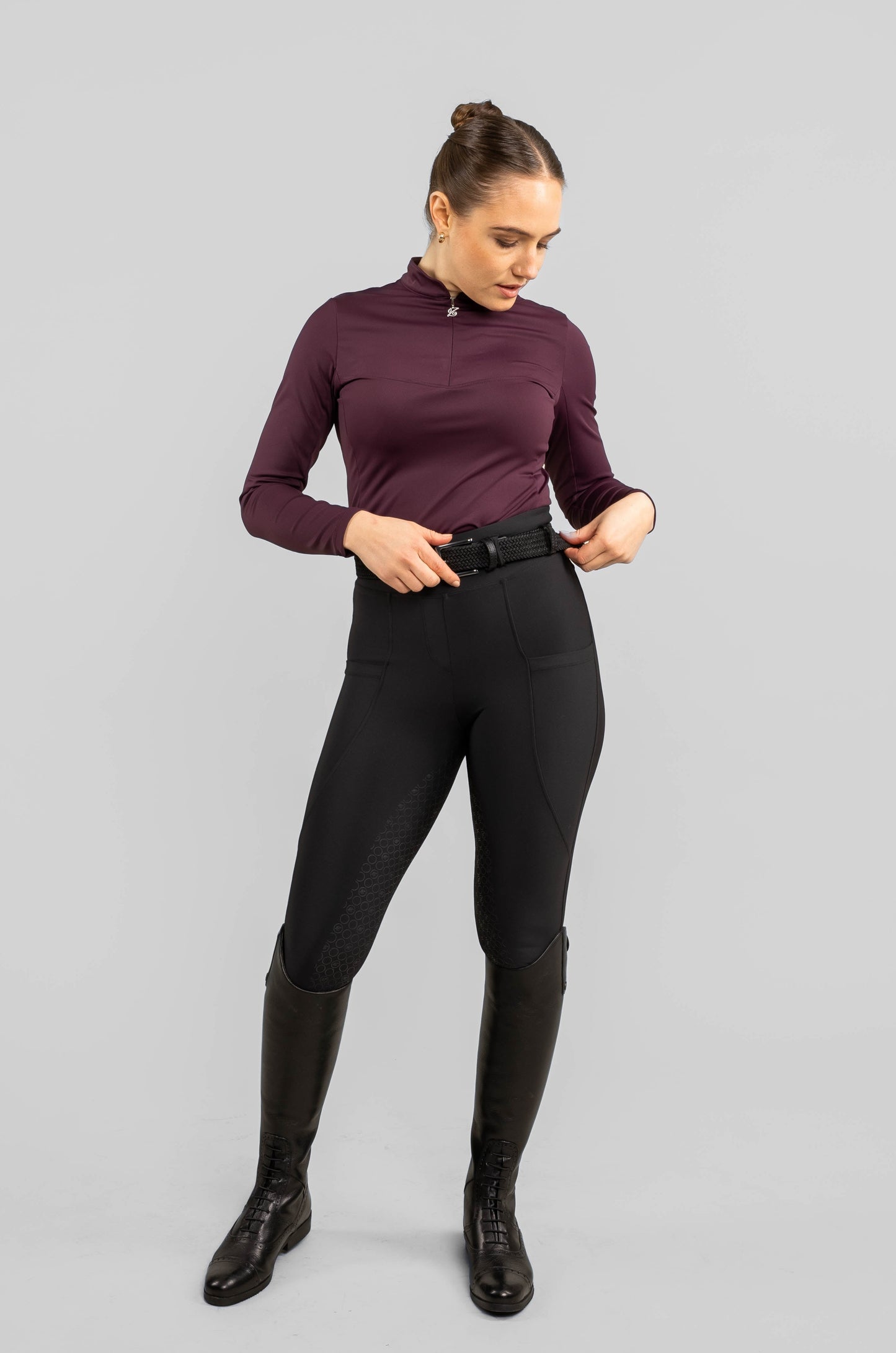 London Black Hybrid Leggings